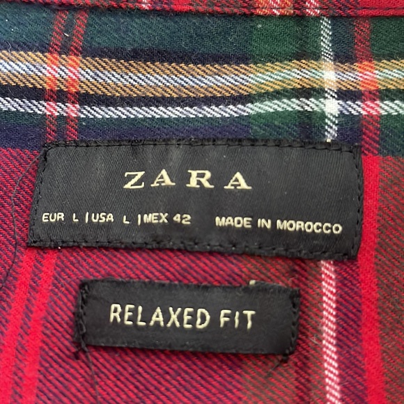 Zara men’s button up size large - Picture 2 of 4